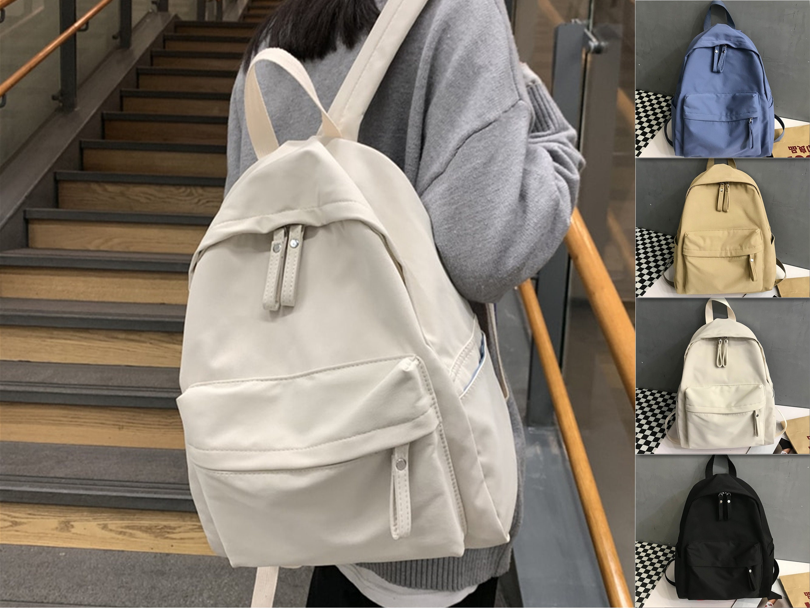 Casual Laptop Canvas Backpack