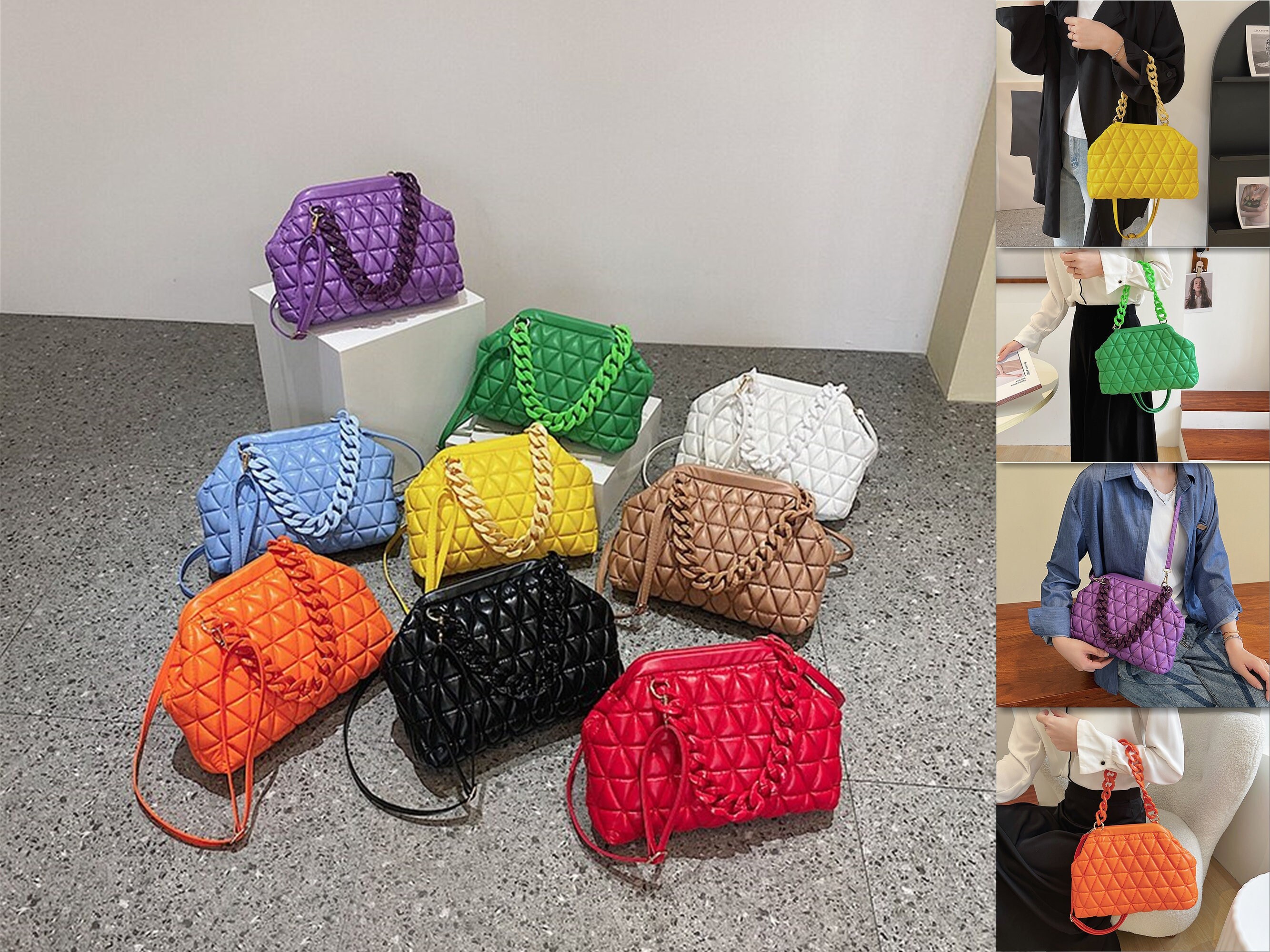 plaid designer handbags