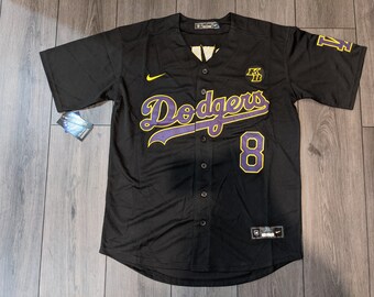 black dodgers baseball jersey