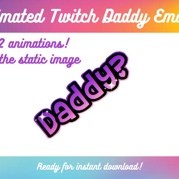 Animated Twitch Daddy Emote