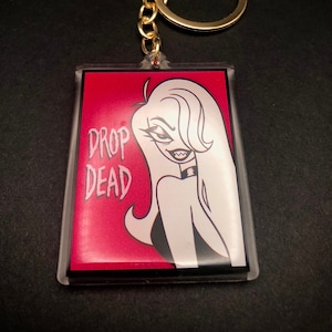 Drop Dead Monster Girl One-Side Epoxy Acrylic Charm