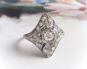 Bague de fiançailles vintage Art déco avec diamants ronds de 1,50 ct en argent sterling 925, bague d'anniversaire de style édouardien antique, cadeau pour elle