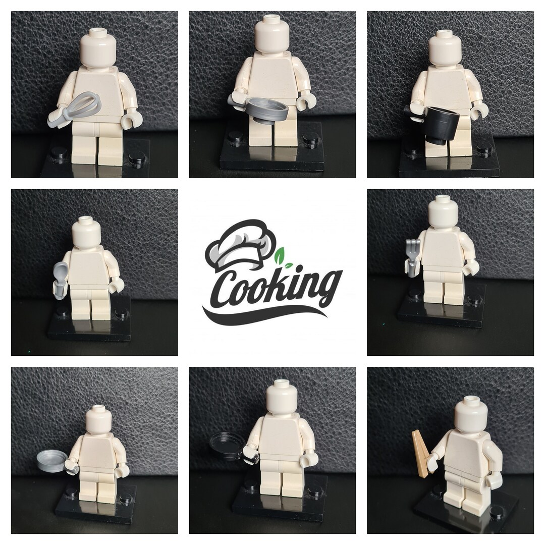 Custom Minifigure Cooking Utensils - Etsy
