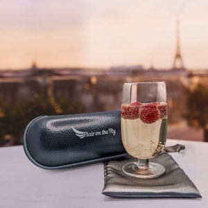 Travel Wine Glass, Flight Attendant Gifts, Gifts For Pilot, In Flight Crew Gift, Gifts For Flight, Cabin Crew Gift, Airline Attendant