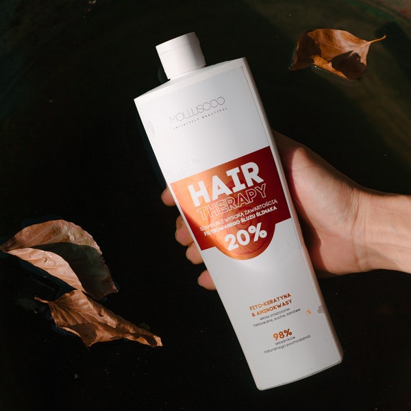 Shampoo for hair with a high content of filtered snail mucus 400 ml