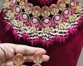 Kundan Bridal Set - Etsy