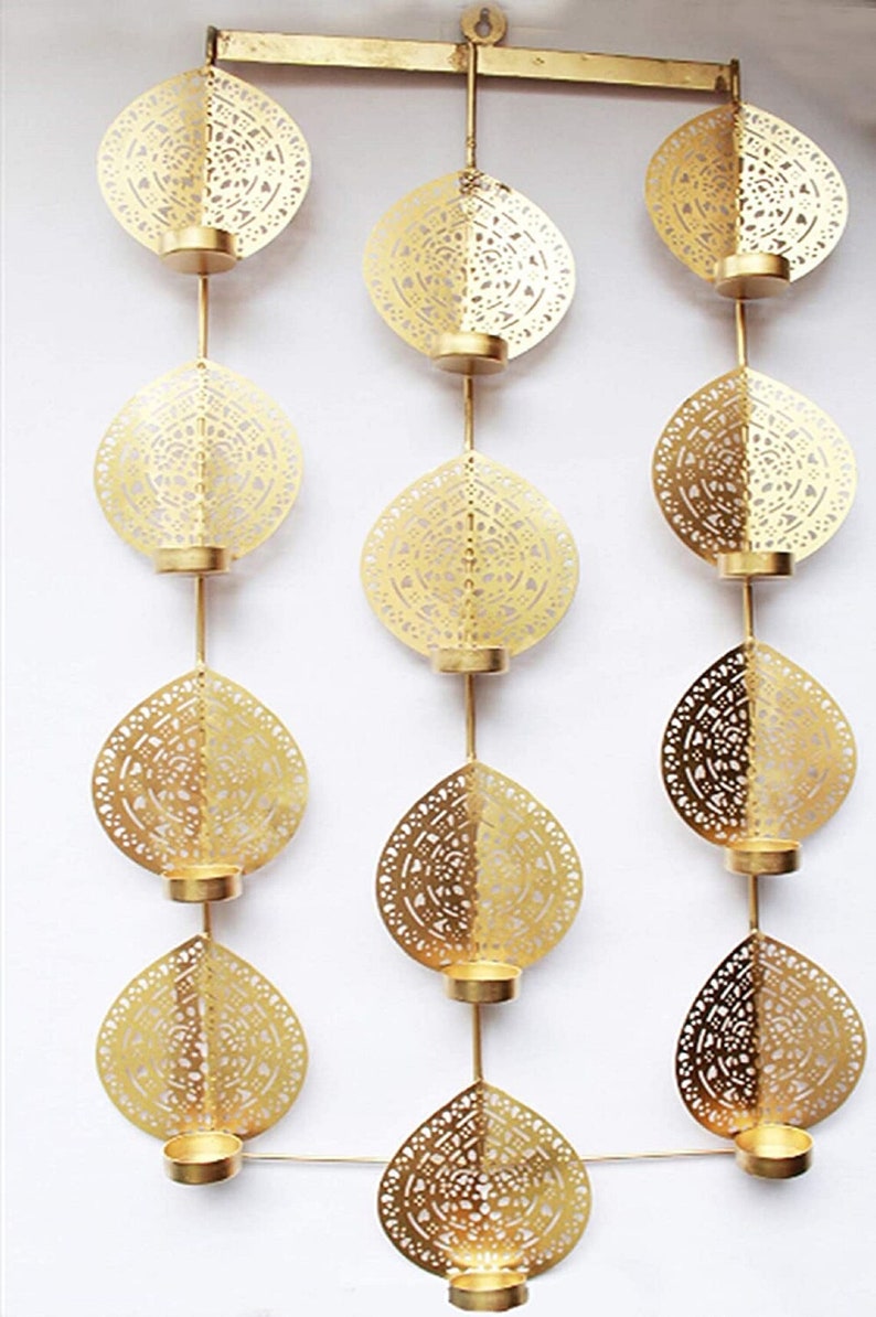 Metal Candle Holder Tealight Holder Wall Hanging Wall Sconce Etsy
