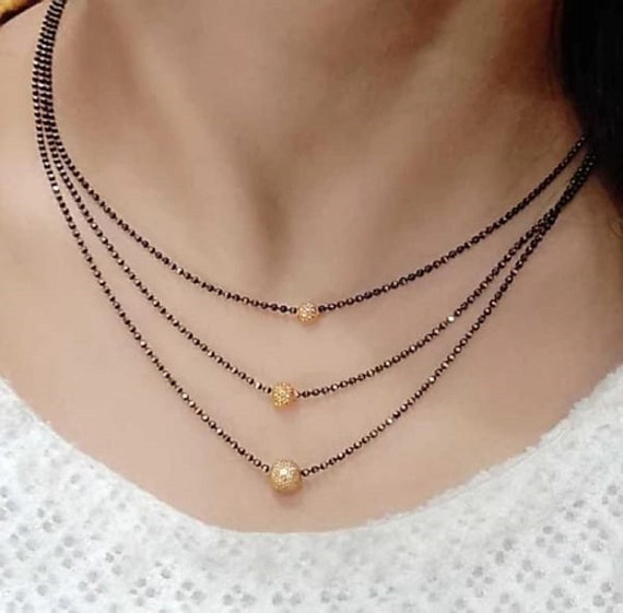 Black Bead Mala Mangalsutra Buy 2 Get 1 