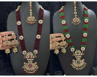 Statement Earrings/ Bridal Necklace Set 