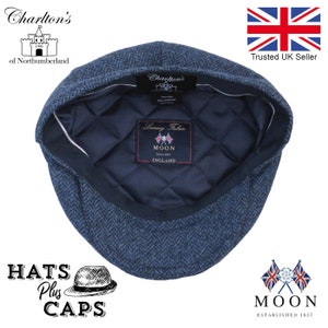 Abraham Moon 100% British English Yorkshire Wool. Charltons of Northumberland country flat cap