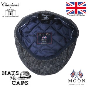 Abraham Moon 100% British English Yorkshire Wool. Charltons of Northumberland country flat cap