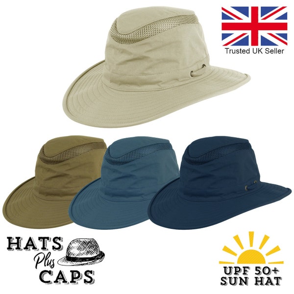 Charlton's of Northumberland Safari Bush UPF 50+ Nylon Fedora Traveller Sun Hat