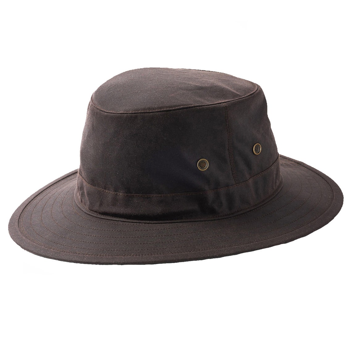 Wax Bush Hat Fedora British Made Waxed Cotton Water Repellent - Etsy