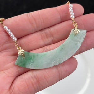 Green Jadeite, 100% Untreated Certified Genuine Type A Burmese Jadeite, Yuheng Jadeite Jade Pendant Necklace, Grade A Jadeite, Burma Jadeite