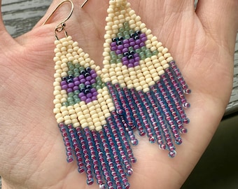 Little Huckleberry Beaded Earrings