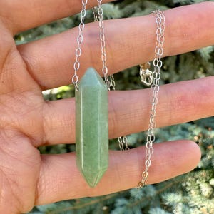 Aventurine Sterling Silver Necklace ~Made to Order
