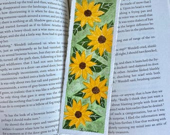 Sunflowers - Original Hand Painted Watercolor Bookmark