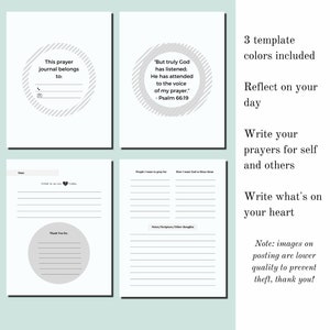 Printable Prayer Journal, A4, A5, Letter, PDF, Digital File - Etsy