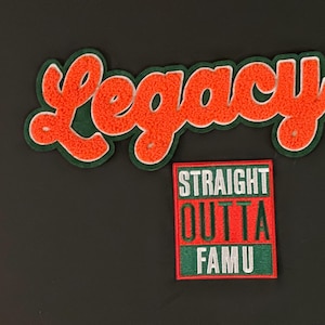 Patch Set - FAMU Florida A&M University Legacy (2 Piece Set)