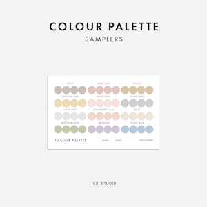 Colour Palette/ Sampler | Planner Stickers, Dot Stickers, Circle Stickers, Planner Sticker Packs, Sticker Bundle | Matte, Washi, Transparent