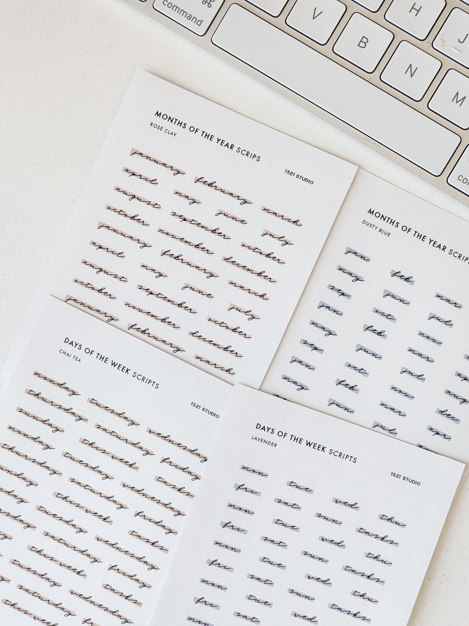 Task Script Sticker TO DO Script Stickers, Highlighted Script Stickers, To-do List Stickers ...