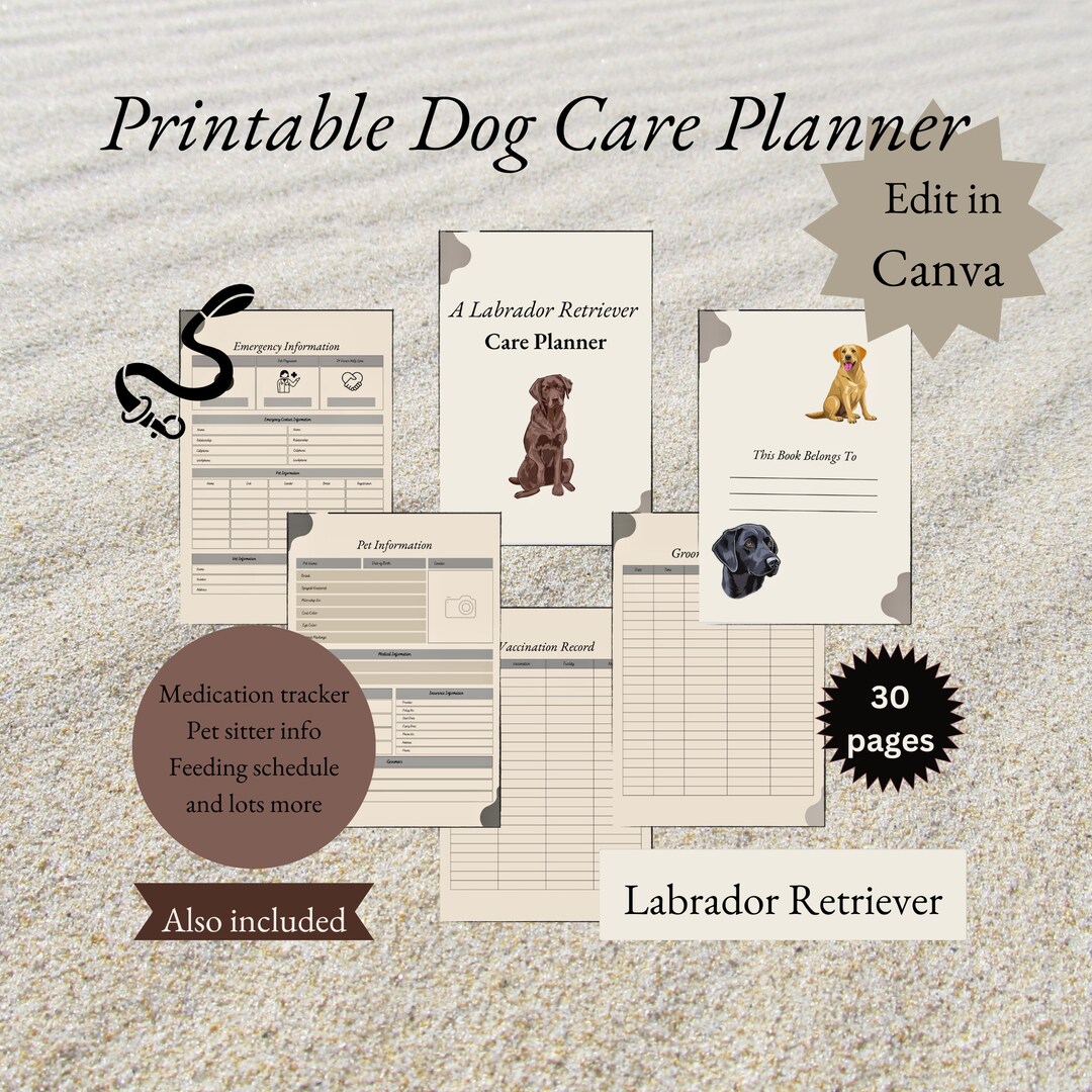 The Ultimate Labrador Retriever Puppy and Dog Care Planning Guide ...