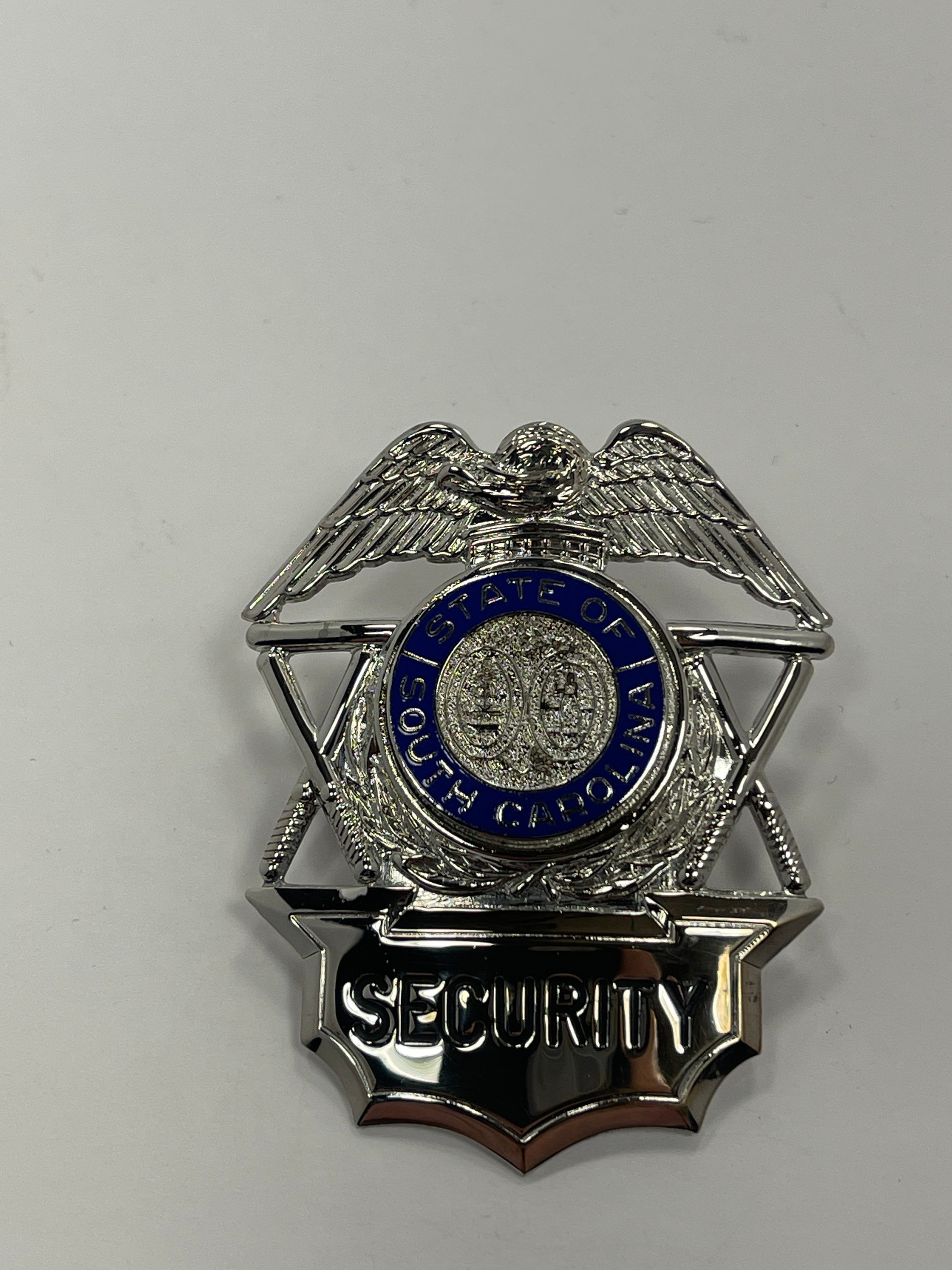 Vintage Security Badge State of South Carolina 