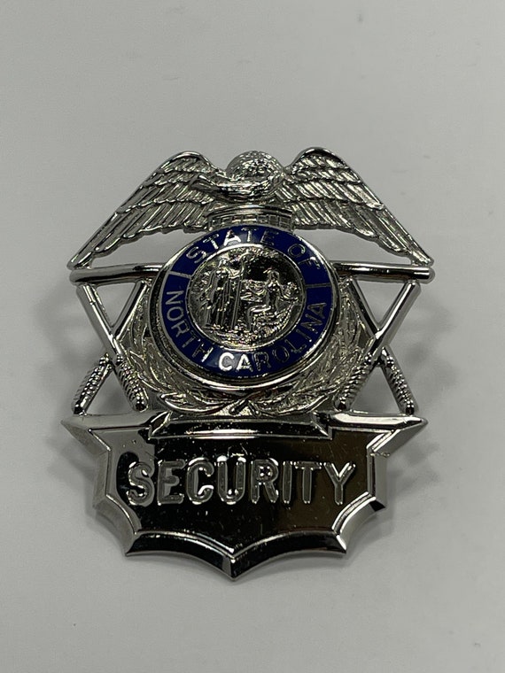 Vintage security badge state of North Carolina state … Gem