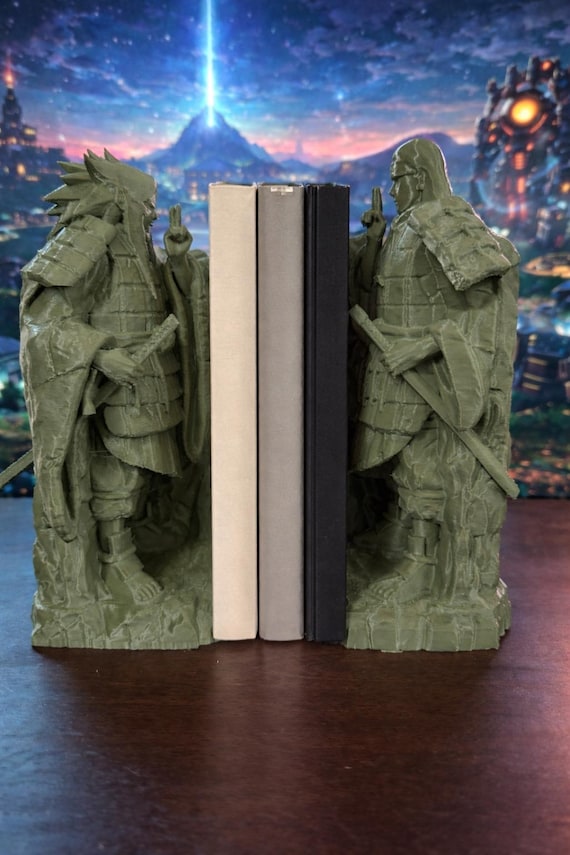 Naruto Bookends – Valley of the End, Anime Manga Shelf Decor