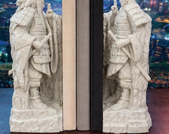 Naruto Bookends – Valley of the End, Anime Manga Shelf Decor Marble effect