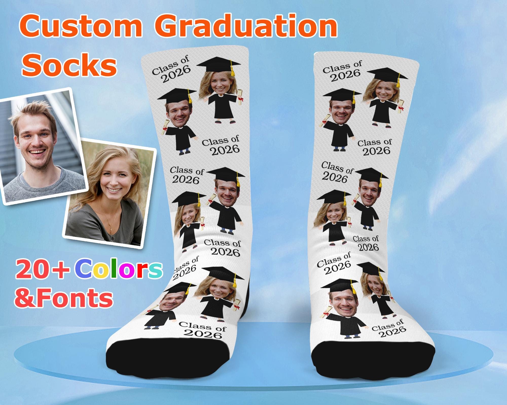 graduation dress socks Fun Graduation Socks