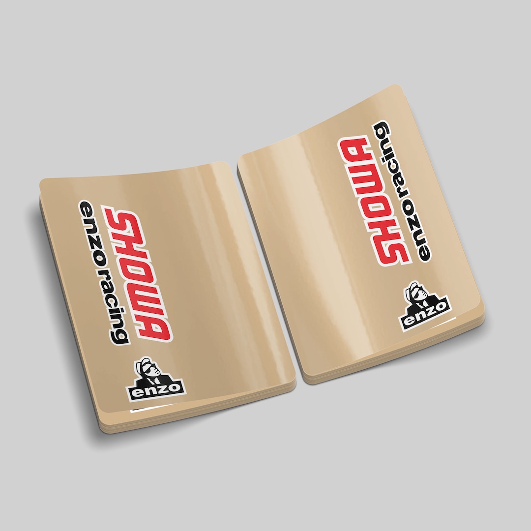 Retro SHOWA Enzo Clear Fork Decals Original N-style MX 12ml Utlra