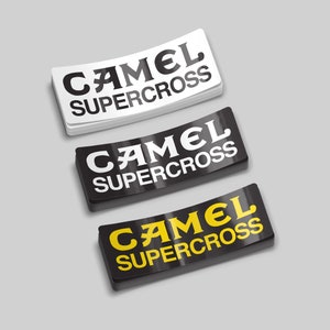 Camel Supercross Vintage Retro Decal (2 Count)