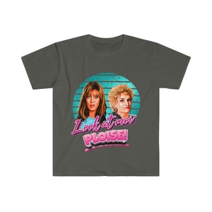 Kath and Kim Unisex Look At Moi Please No2 Kath and Kim Shirt Look at Me Please Kath and Kim Aussie Shirt Aussie TV Charcoal
