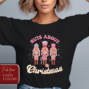 Camiseta navideña de Cascanueces: Camiseta unisex de algodón suave