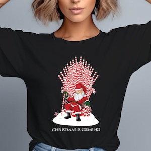 Christmas Shirt, Christmas T-Shirt, Christmas Is Coming, Santa Shirt,  Unisex T-Shirt, Christmas Tee
