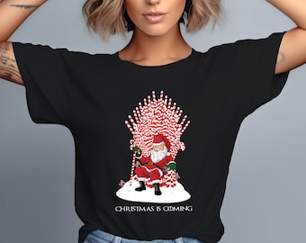Christmas Shirt, Christmas T-Shirt, Christmas Is Coming, Santa Shirt,  Unisex T-Shirt, Christmas Tee