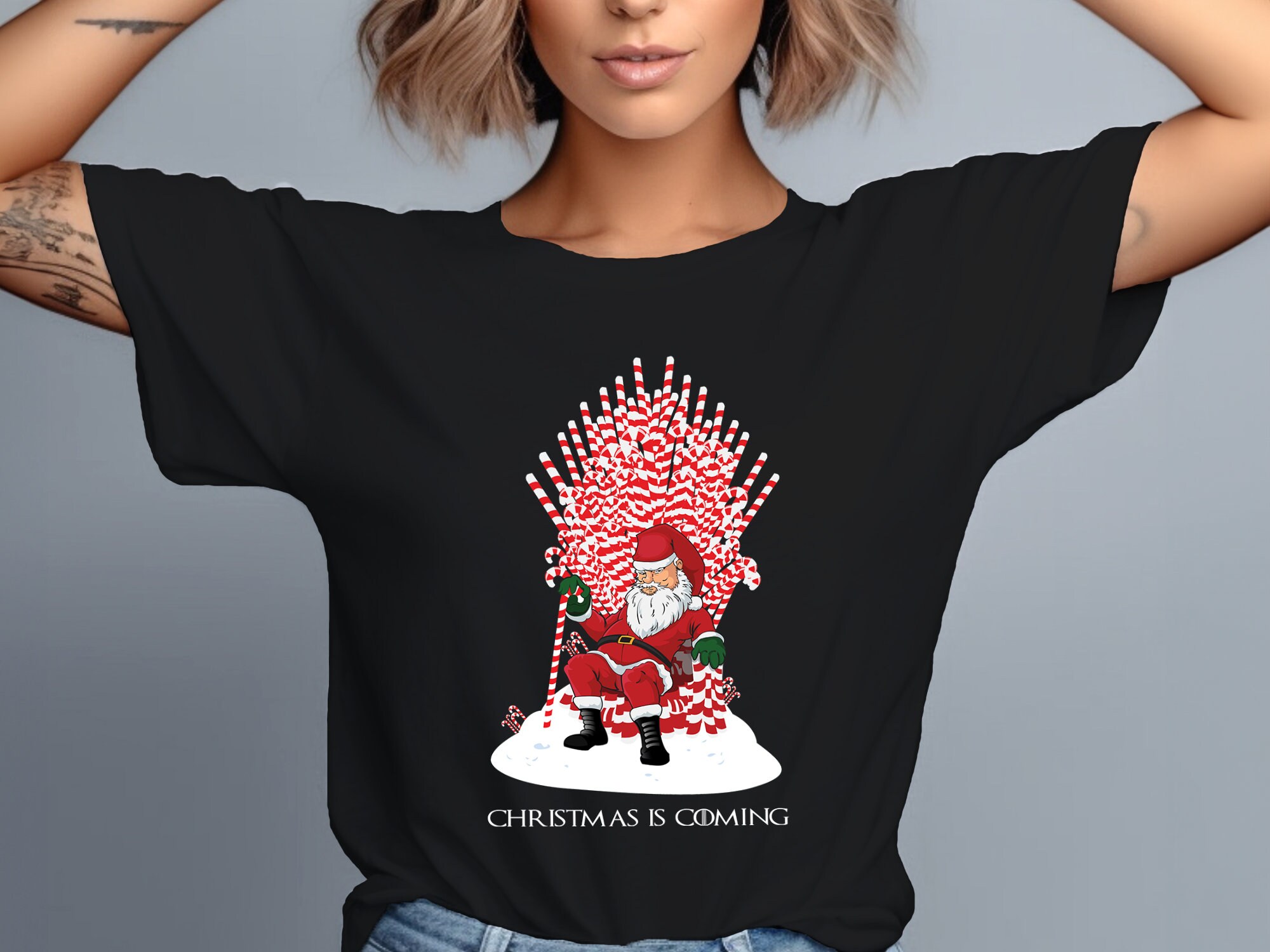Christmas Shirt, Christmas T-Shirt, Christmas Is Coming, Santa Shirt,  Unisex T-Shirt, Christmas Tee