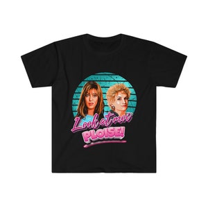 Kath and Kim Unisex Look At Moi Please No2 Kath and Kim Shirt Look at Me Please Kath and Kim Aussie Shirt Aussie TV Black