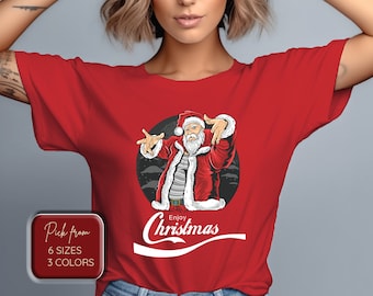 Christmas T-Shirt, Funny Christmas, Enjoy Christmas, Santa Shirt, Unisex T-Shirt, Christmas Tee