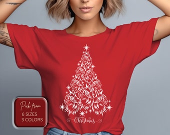 Christmas T-Shirt, Cat Christmas, Merry Christmas, Santa Shirt, Unisex T-Shirt, Christmas Tee