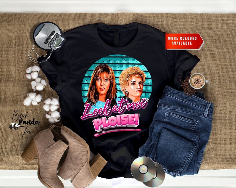 Kath and Kim Unisex Look At Moi Please No2 Kath and Kim Shirt Look at Me Please Kath and Kim Aussie Shirt Aussie TV image 1