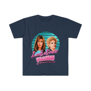 Kath and Kim Unisex Look At Moi Please No2 Kath and Kim Shirt Look at Me Please Kath and Kim Aussie Shirt Aussie TV Navy