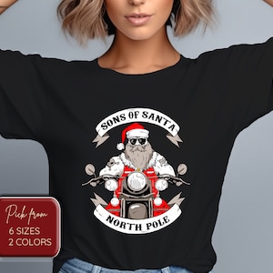 Christmas T-Shirt, Sons Of Santa, Santa Shirt, Unisex T-Shirt, Christmas Tee