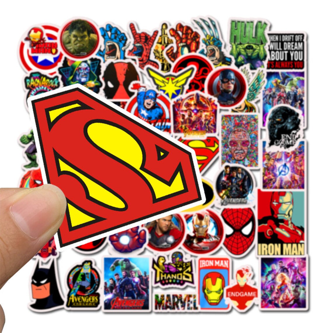 50pcs Super Hero 2 Vinyl Decal Stickers Etsy Australia