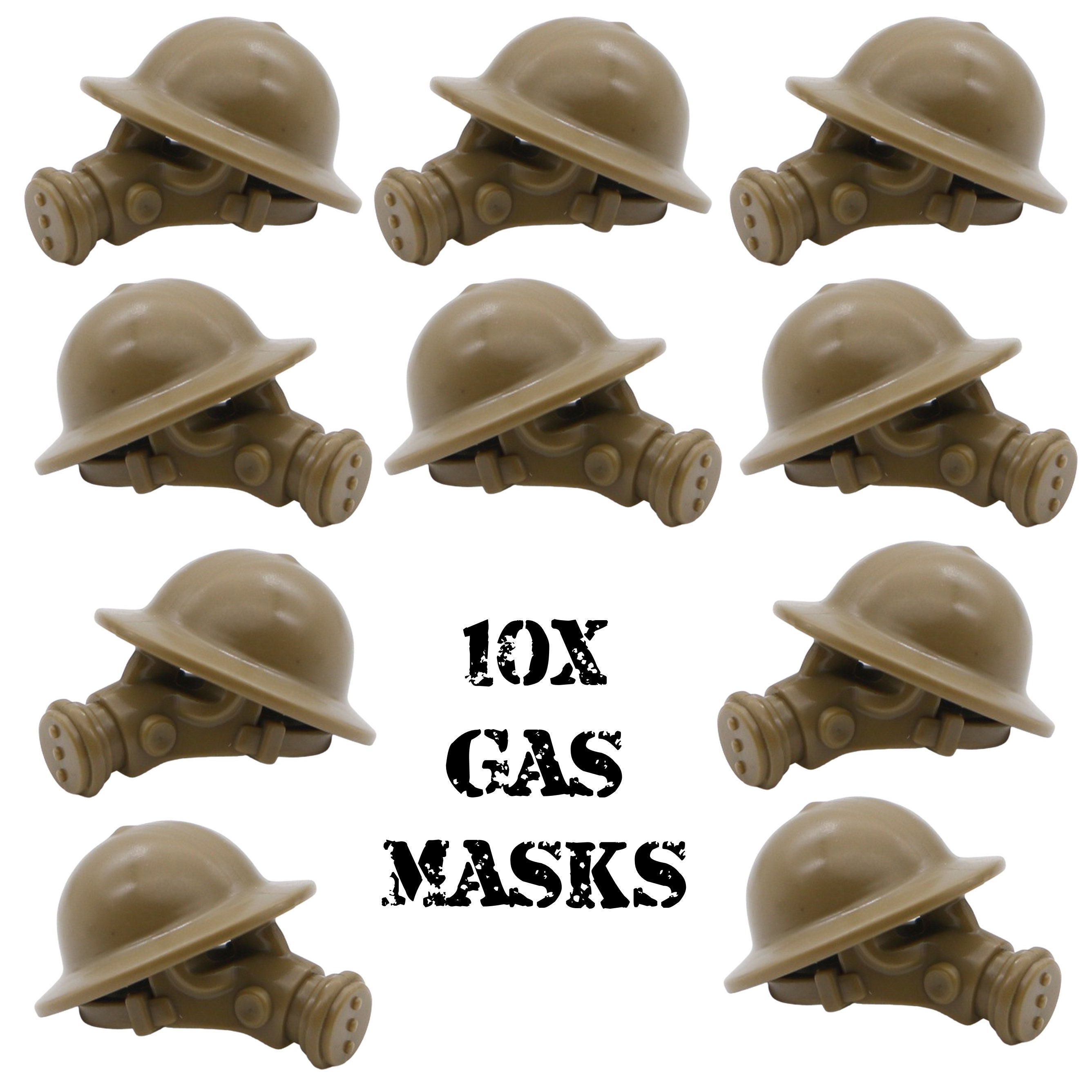 WW2 Military Gas Masks X10 Building Blocks Army Accessories - Etsy