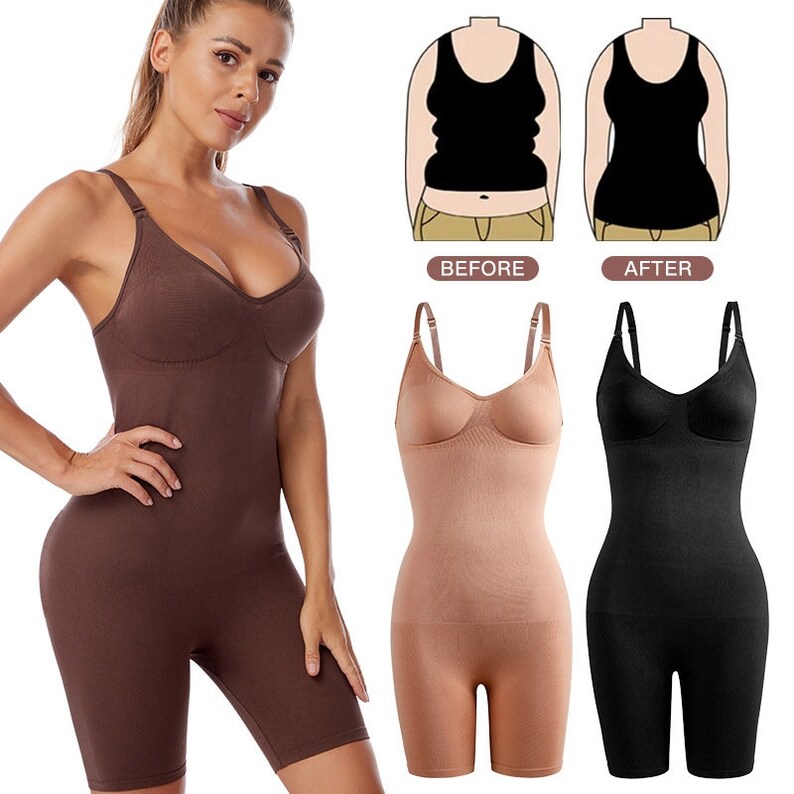 SKIMS Shapewear Full Body Slip One Piece Breathable Etsy