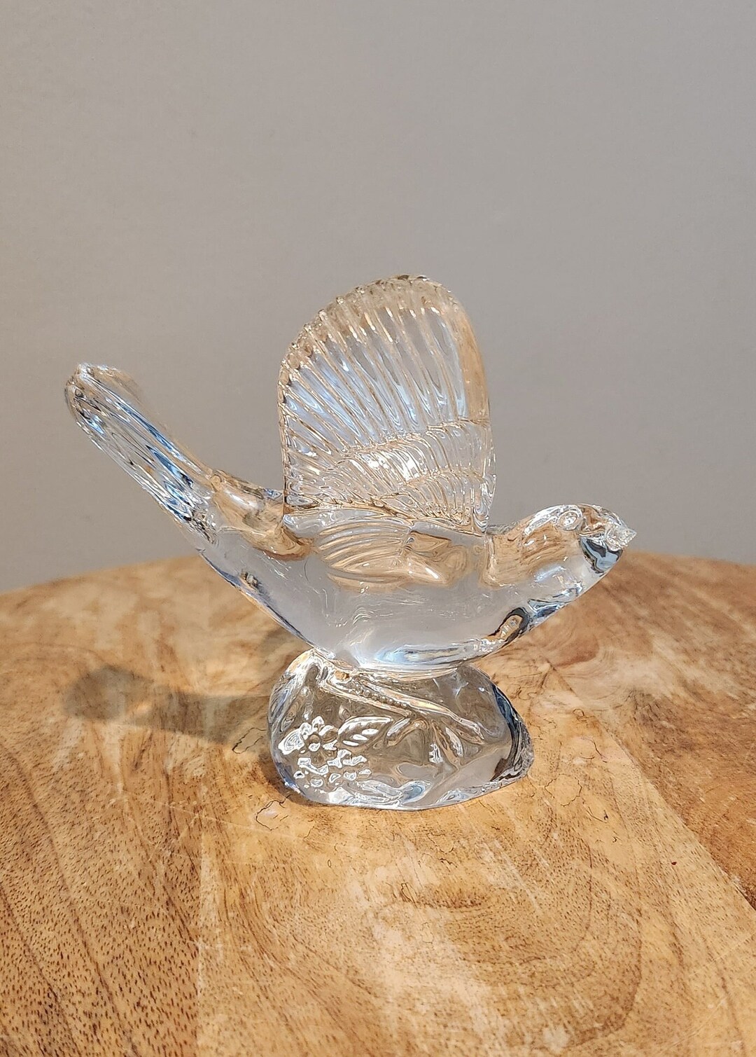 Vtg Crystal Bird Figurine Waterford Society Nightingale From Etsy