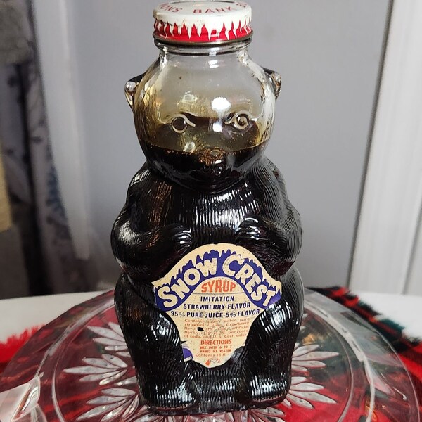Snow Crest Bank Bottle Bear Etsy