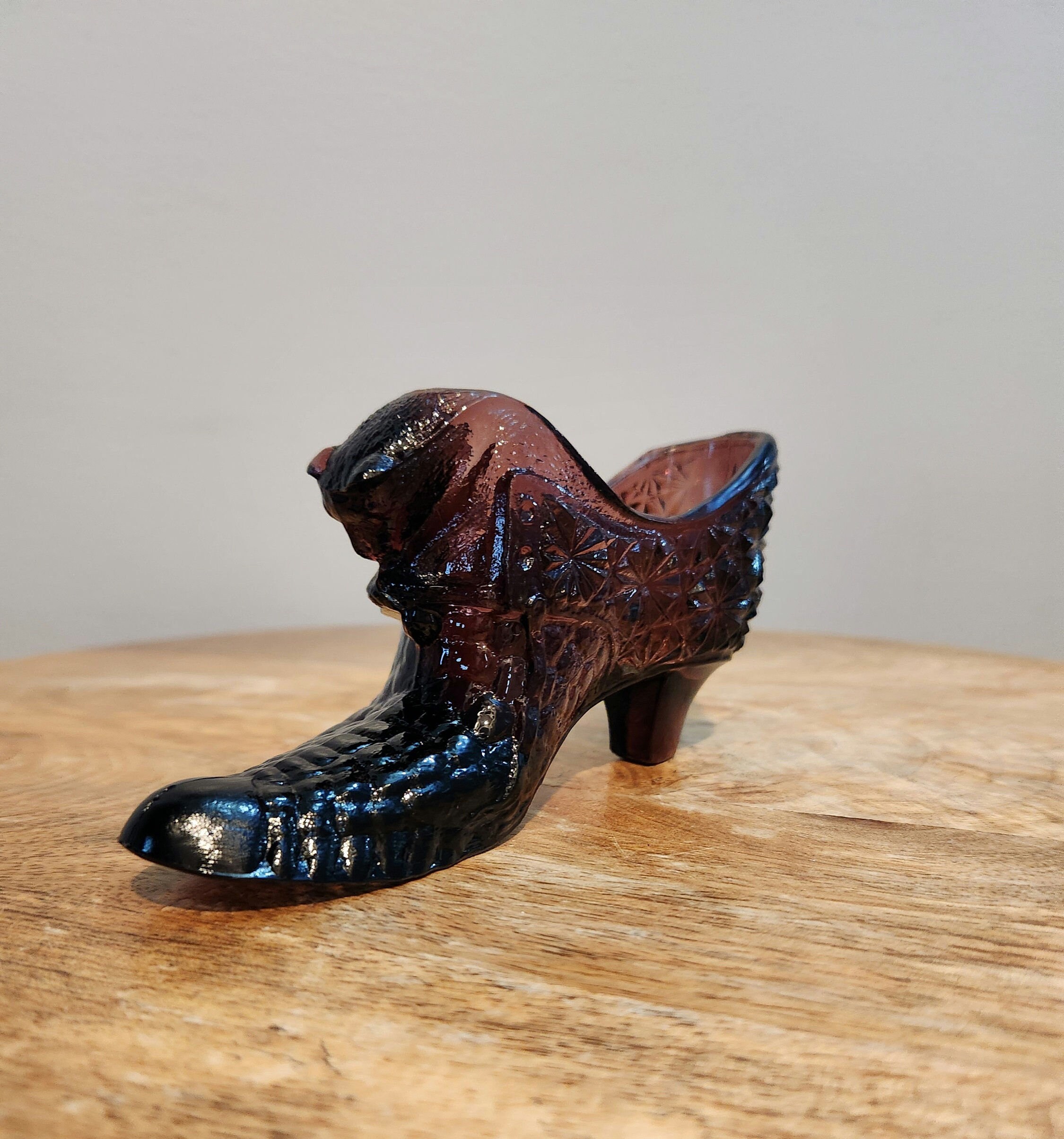 Fenton Purple Shoe - Etsy